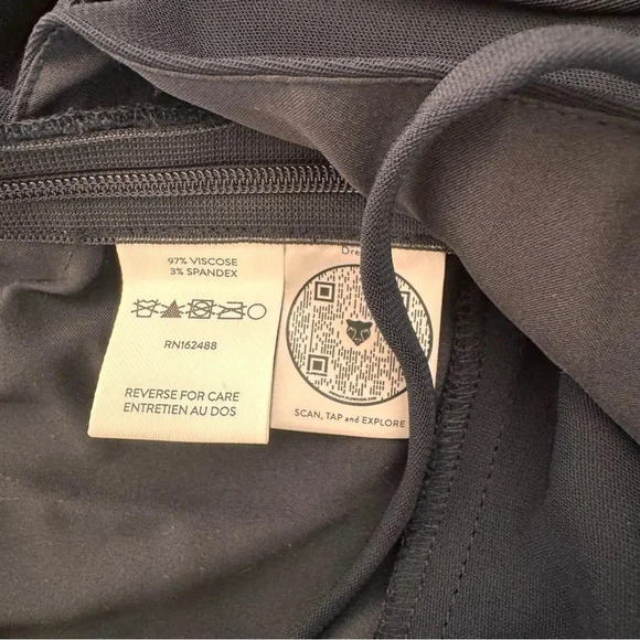 Lita by Ciara Womens Black Jumpsuit Tie Front Spaghetti Straps Size S NWT - Picture 8 of 11